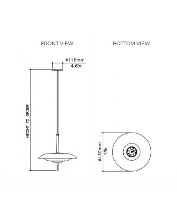 Bert Frank Durant Pendant Lamp